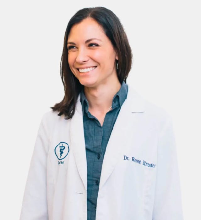 Dr. Renee Streeter, Vet smiling